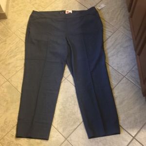 Dress barn secret agent pants, 20W, Blue, NWT